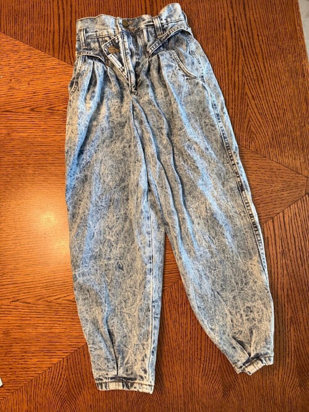Vintage Palmetto's Acid Washed Kids Jeans Size 8